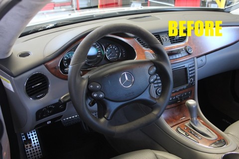 CLS63 interior before